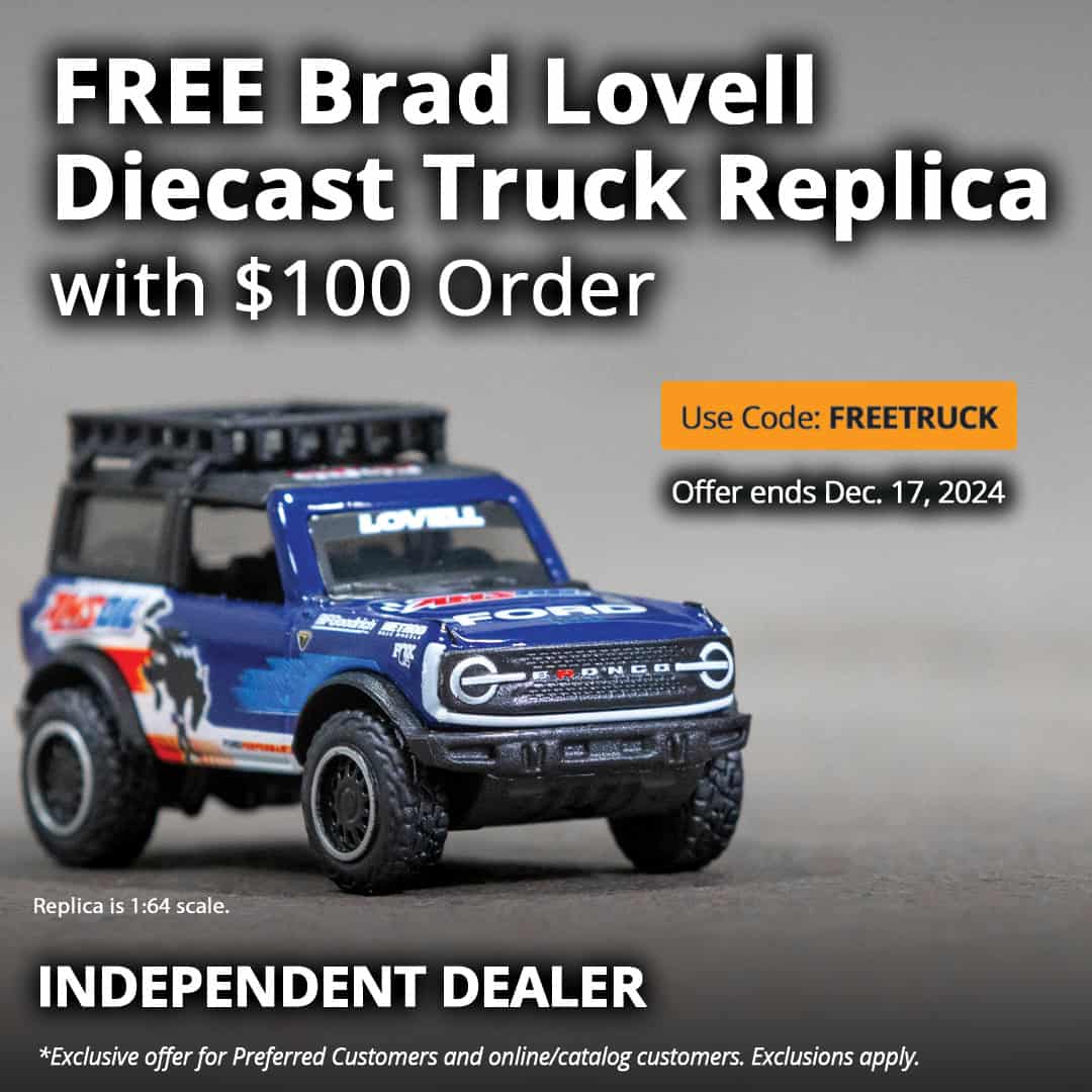 SOCIAL_ID_1080x1080_FREETRUCK Free Brad Lovell diecast truck replica